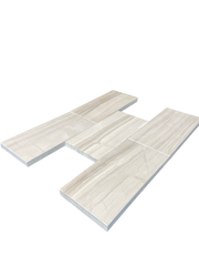 Athens Wood Grey 3x6 Marble Subway Tile Polished for Kitchen Backsplash Bathroom Floor and Wall Tile