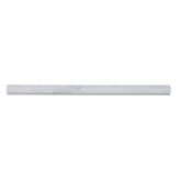 MS International Greecian White 3/4 in. x 12 in. Polished Marble Pencil Molding Wall Tile
