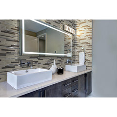 MSI Urbanka Interlocking 12 in. x 12 in. x 6mm Glass Metal Mesh-Mounted Mosaic Tile - Tenedos