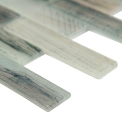 MSI Lazio Brick 11.81 in. x 11.81 in. Textured Glass Brick Look Wall Tile (19.4 sq. ft./Case)