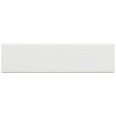 Tenedos White Matte Ceramic Subway 3x12 Wall Tile for Kitchen Backsplash, Bathroom Shower, Accent Wall