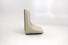 Tenedos Bath Accessories Bone Almond Ceramic Soap Dish Holder