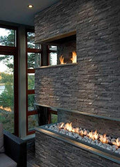 Coal Canyon Ledger Wall Panel 6 in. x 24 in. Natural Stone Tile for Fireplace Surround, Backsplash Wall Tile