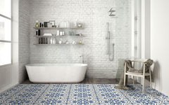 MS International Zanzibar 8 in. x 8 in. Glazed Porcelain Floor and Wall Tile (Box of 12 Pieces) - Tenedos