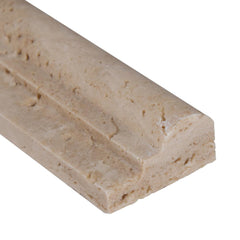 MS International 2 in. x 12 in. Chiaro Travertine Crown Molding Wall Tile - Box of 5 Linear Feet