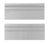 Bianco Dolomiti Marble Italian White Dolomite 3/4" Baseboard Molding Polished