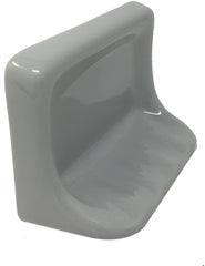 Vogue Tiles 5-Piece Retro Gray Glazed Ceramic Bathroom Grey Accessory Kit