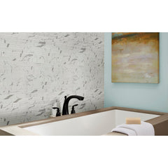 MSI Statuario Celano Interlocking 11.81 in. x 11.81 in. x 6mm Glass Mesh-Mounted Mosaic Tile