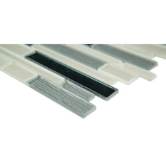 MSI Anacapri 12 in. x 12 in. x 6mm Blend Textured Glass Mesh-Mounted Mosaic Wall Tile