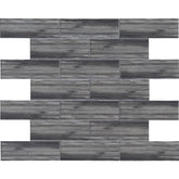 MSI Glacier Black 3 in. x 9 in. Glass Wall Tile - Tenedos