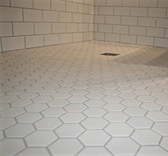 USCT White 2 inch Hexagon Porcelain Mosaic Wall Tile for Kitchen Backsplash, Bathroom Shower, Accent Wall- 10pcs/carton (10 sq ft)