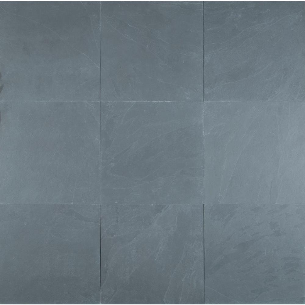 MS International Montauk Blue 16 in. x 16 in. Gauged Slate Floor and Wall Tile