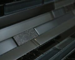 Dark Night Glossy Stone Glass Mosaic Tiles