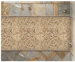 MS International 5/8 In. x 5/8 In. Noche/Chiaro Travertine Micro Mosaic Floor & Wall Tile - Tenedos
