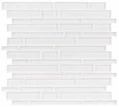 MSI Ice Interlocking 12 in. x 12 in. x 8 mm Glass Mesh-Mounted Mosaic Wall Tile