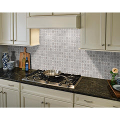 MSI Anya Blanco Encaustic 12 in. x 12 in. x 6 mm Glazed Ceramic Mesh-Mounted Mosaic Wall Tile