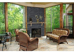 Coal Canyon Ledger Wall Panel 6 in. x 24 in. Natural Stone Tile for Fireplace Surround, Backsplash Wall Tile