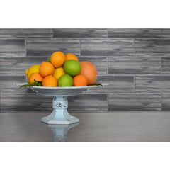 MSI Glacier Black 3 in. x 9 in. Glass Wall Tile - Tenedos