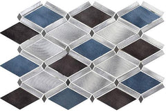 Glass Wall Tile Sleek Ceylon (Aluminum) FGS225