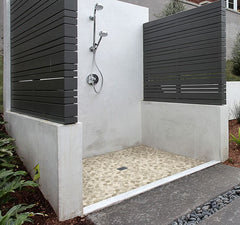 MSI Serenity Stone Pebble Polished Marble Mosaic Tile (Box of 10 Sheets) - Tenedos