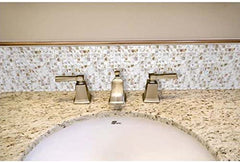 Mother of Pearl Tile Natural Varied Sea Shell Square Wall Tile for Kitchen Backsplash, Bathroom Shower, Accent Wall