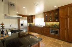 Noce 1X2 Travertine Split Faced Marble Mosaic Wall Tile