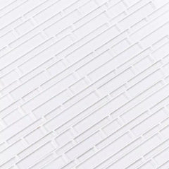 MSI Ice Interlocking 12 in. x 12 in. x 8 mm Glass Mesh-Mounted Mosaic Wall Tile