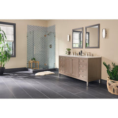 MSI Ice Bevel Subway 11.73 in. x 11.73 in. x 8mm Glass Mesh-Mounted Mosaic Wall Tile