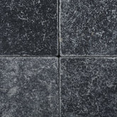 Taurus Black Marble (Nero Marquina) 6 x 6 Tumbled Wall and Floor Tile (Box of 5 Sq. ft.)
