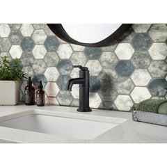 MS International Urban Tapestry Hexagon 12 in. x 12 in. x 6 mm Glass Mesh-Mounted Mosaic Floor Wall Tile (Box of 10 Sheets)
