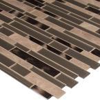 MS International Champagne Bevel Toast Textured Multi-Surface Mosaic Wall Tile