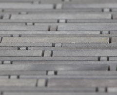 Grey Matte Random Brick Pattern Marble Stone Tiles