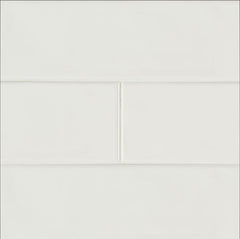 MSI Urbano 4x12 Glossy Pure White Ceramic Subway Tile