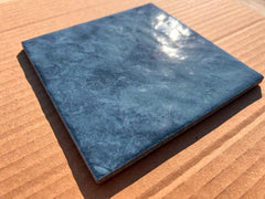 Santa Catalina Aquamarine Blue Square 5.75 Inch Glossy Glazed Porcelain Floor and Wall Tile for Swimming Pools, Kitchen Backsplash, Bathroom Walls, Accent Walls