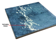 Santa Catalina Aquamarine Blue Square 5.75 Inch Glossy Glazed Porcelain Floor and Wall Tile for Swimming Pools, Kitchen Backsplash, Bathroom Walls, Accent Walls