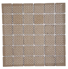 Tenedos Porcelain Premium Quality 2x2 Black Square Matte Mosaic Wall Tile, Great For Bathroom Tile, Floor Tile, Wall Tile and Kitchen Backsplash Tiles on 12x12 Sheet (Box of 5 Pcs)