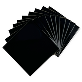 4x4 Black Ceramic Tile-Box of 10 pcs