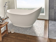 MSI Sliced Pebble Truffle 12 in. x 12 in. x 10mm Tumbled Marble Mosaic Tile (10 sq. ft. / case)