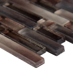 MSI Akaya Copper Interlocking 12 in. x 11.75 in. x 8mm Glass Mesh-Mounted Mosaic Tile