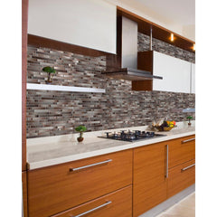 MSI Akaya Copper Interlocking 12 in. x 11.75 in. x 8mm Glass Mesh-Mounted Mosaic Tile