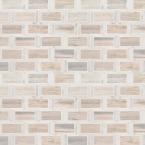 MSI Angora Framework Polished Marble Mesh-Mounted Mosaic Tile (10 sq. ft. / case)