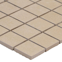 MSI Beton Khaki 12 in. x 12 in. x 10mm Porcelain Mesh-Mounted Mosaic Tile (8 sq. ft. / case)