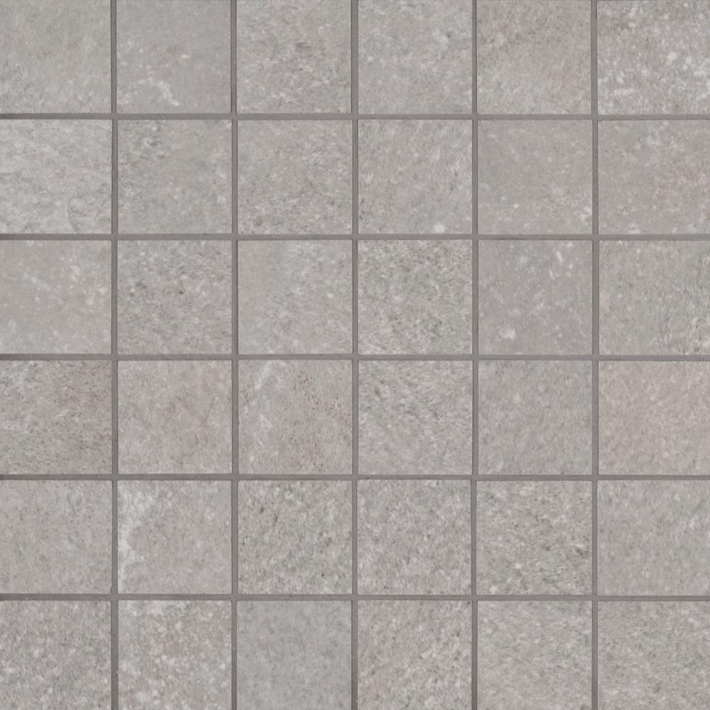 MSI Brixstyle 2x2 Glacier 12 in. x 12 in. x 10mm Glazed Porcelain Mesh-Mounted Mosaic Floor Wall Tile