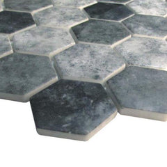 MS International Urban Tapestry Hexagon 12 in. x 12 in. x 6 mm Glass Mesh-Mounted Mosaic Floor Wall Tile (Box of 10 Sheets)