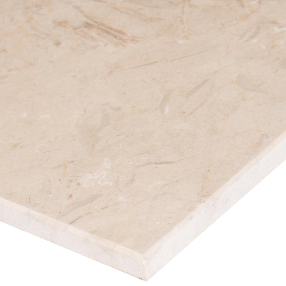 Crema Marfil  12x12 Premium Polished Marble Floor and Wall Tile