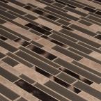 MS International Champagne Bevel Toast Textured Multi-Surface Mosaic Wall Tile