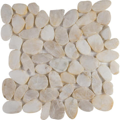 MSI Dorado River Rock 12 in. x 12 in. x 10mm Tumbled Marble Mesh-Mounted Mosaic Tile (10 sq. ft. / case)