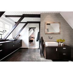 MSI Dove Gray Brick 12 in. x 12 in. x 8 mm Ceramic Mesh-Mounted Mosaic Wall Tile (10 sq. ft. / case)