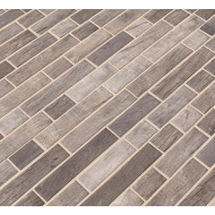 MSI Driftwood Interlocking 12 in. x 12 in. x 6mm Glass Mosaic Tile