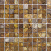 Caramel Mother of Pearl Mosaic Tiles